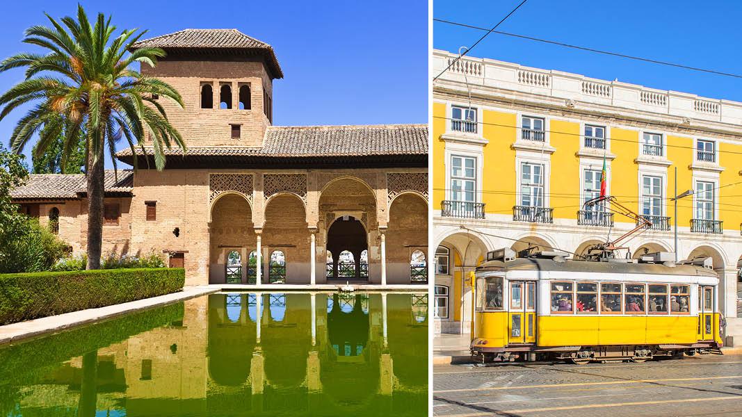 langtidsferie p den iberiske halv, lissabonkysten, algarve og malaga, andalusien